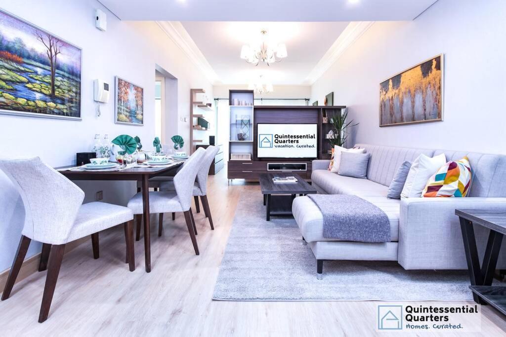 Downtown Cozy Home + Partitioned Living Room Dubai Exterior photo